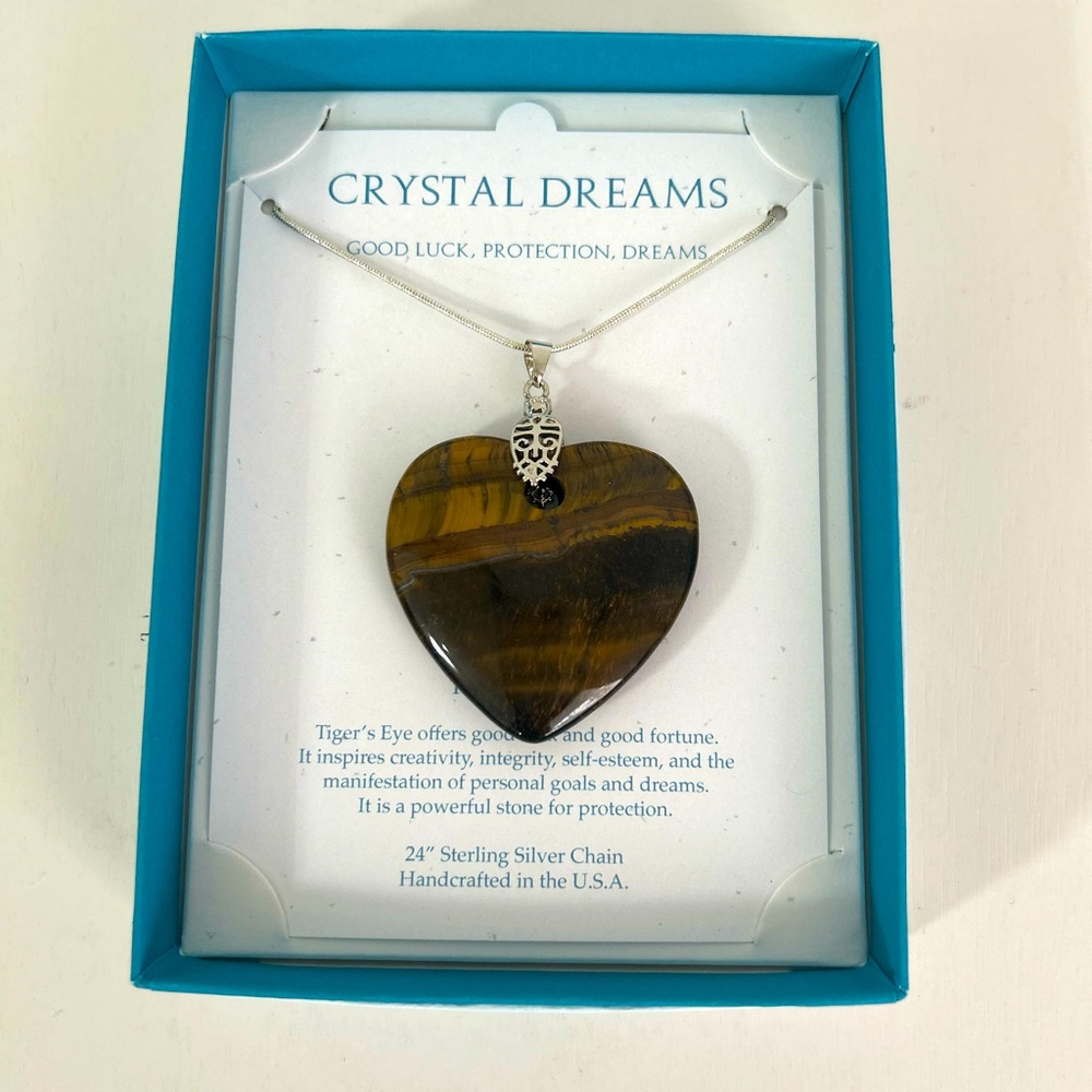 Stone Circle Studio Crystal Dream Tigers eye Necklace